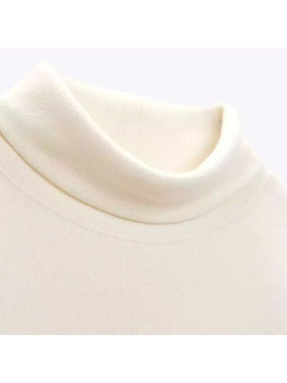 NWT Zara Alpaca and Wool Blend Turtleneck Sweater, Size L - Picture 7 of 10